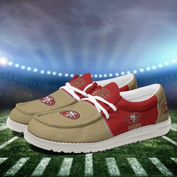 Tubopro San Francisco 49ers Personalized Hey Dude Shoes For Men And Women - Image 3