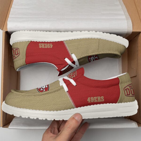 Tubopro San Francisco 49ers Personalized Hey Dude Shoes For Men And Women - Image 2