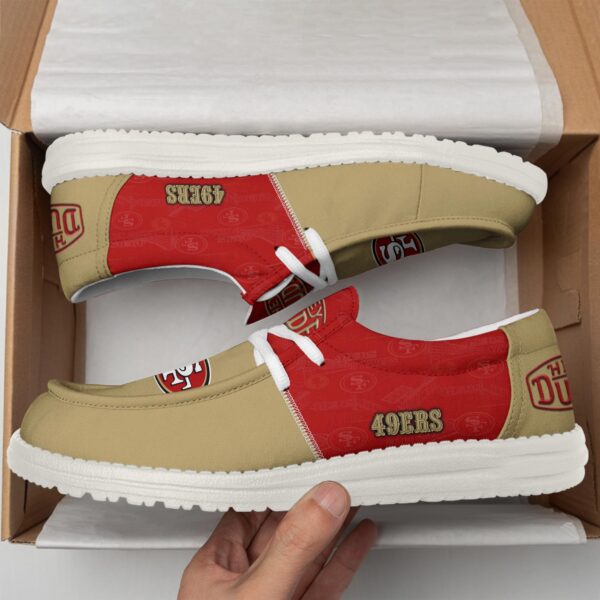 Tubopro San Francisco 49ers Personalized Hey Dude Shoes For Men And Women - Image 2