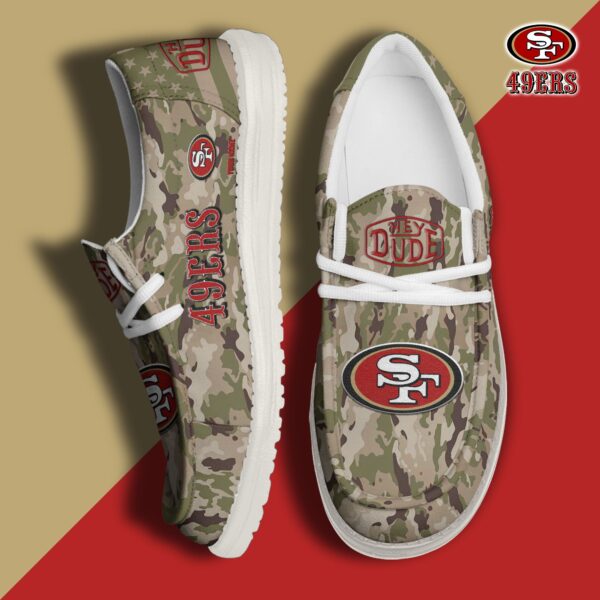 Tubopro San Francisco 49ers Personalized Hey Dude Shoes For Men And Women