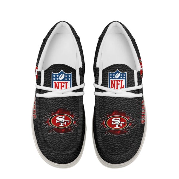 Tubopro San Francisco 49ers Personalized Hey Dude Shoes For Men And Women - Image 4