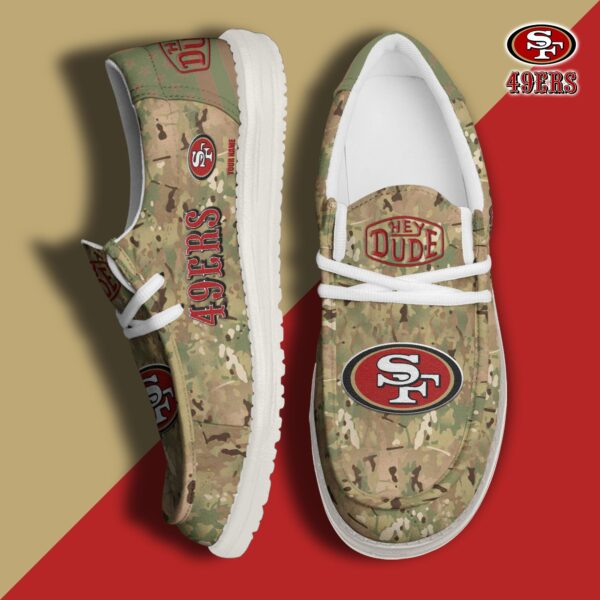 Tubopro San Francisco 49ers Personalized Hey Dude Shoes For Men And Women