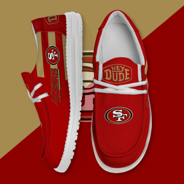 Tubopro San Francisco 49ers Personalized Hey Dude Shoes For Men And Women