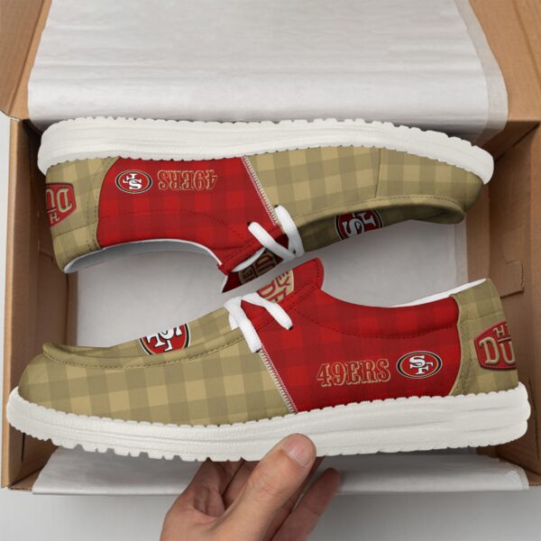 Tubopro San Francisco 49ers Personalized Hey Dude Shoes For Men And Women - Image 3