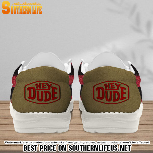 Tubopro San Francisco 49ers Personalized Hey Dude Shoes For Men And Women - Image 3