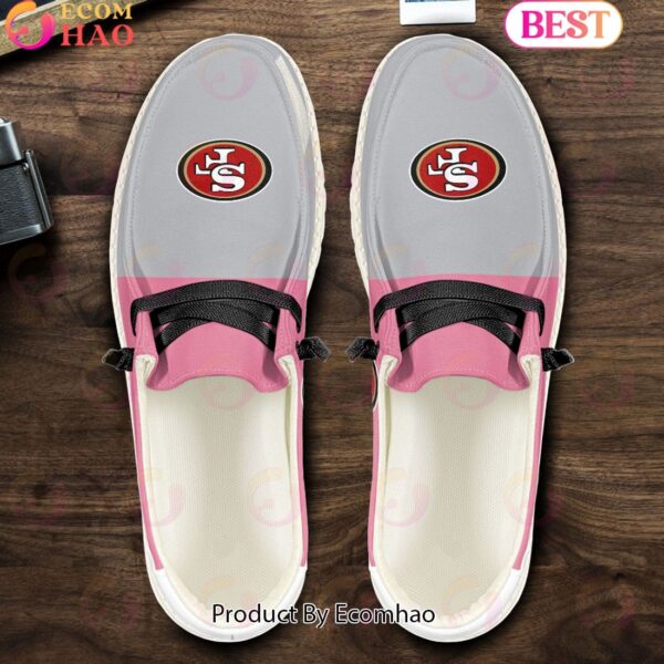 Tubopro San Francisco 49ers Personalized Hey Dude Shoes For Men And Women - Image 4