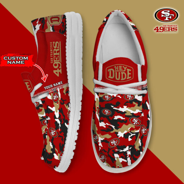 Tubopro San Francisco 49ers Personalized Hey Dude Shoes For Men And Women