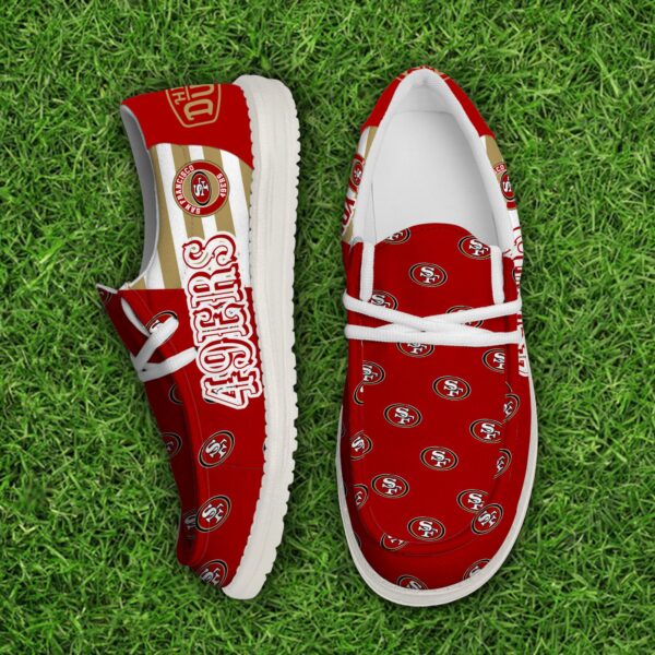 Tubopro San Francisco 49ers Personalized Hey Dude Shoes For Men And Women - Image 5