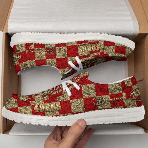 Tubopro San Francisco 49ers Personalized Hey Dude Shoes For Men And Women - Image 2
