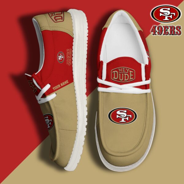 Tubopro San Francisco 49ers Personalized Hey Dude Shoes For Men And Women