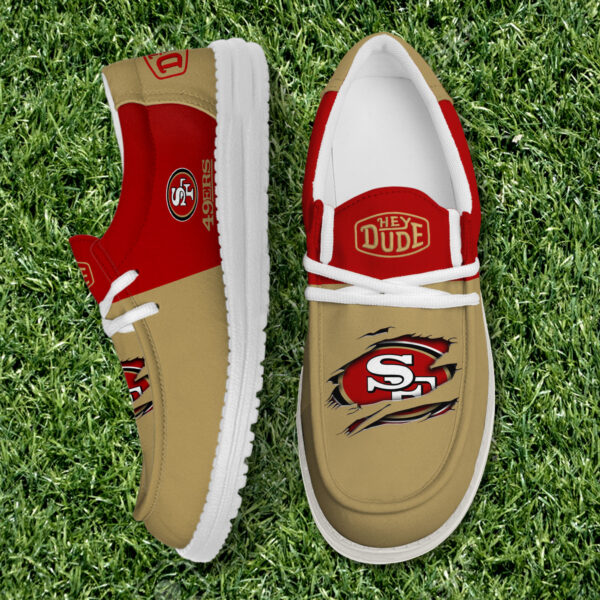 Tubopro San Francisco 49ers Personalized Hey Dude Shoes For Men And Women