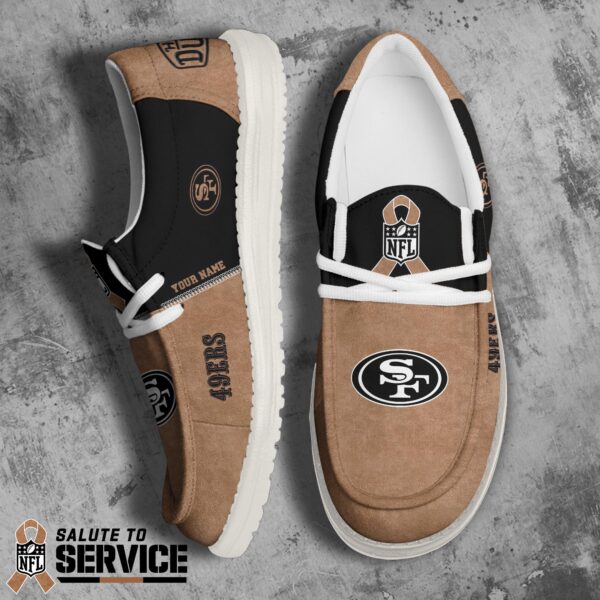 Tubopro San Francisco 49ers Personalized Hey Dude Shoes For Men And Women