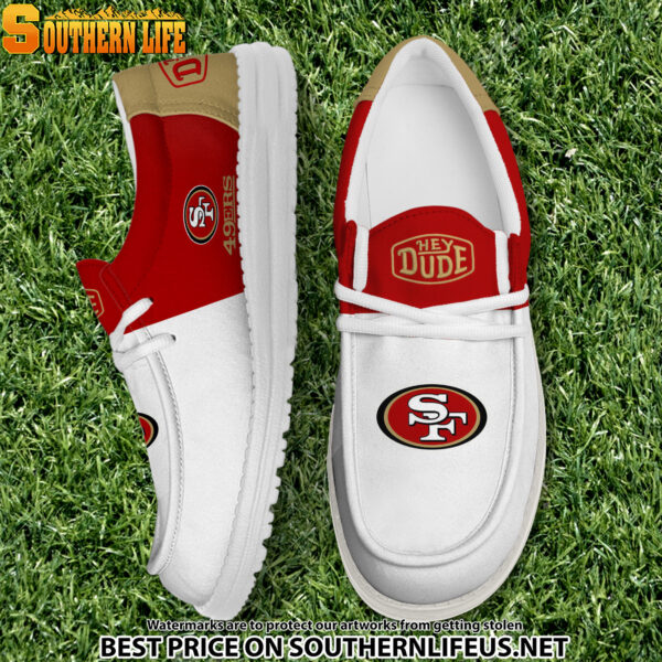 Tubopro San Francisco 49ers Personalized Hey Dude Shoes For Men And Women
