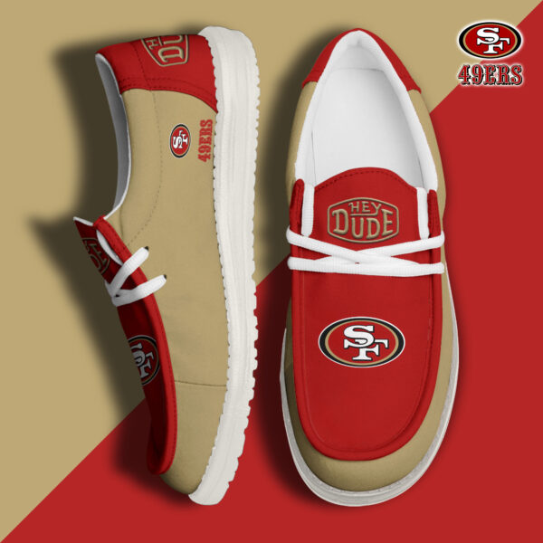 Tubopro San Francisco 49ers Personalized Hey Dude Shoes For Men And Women