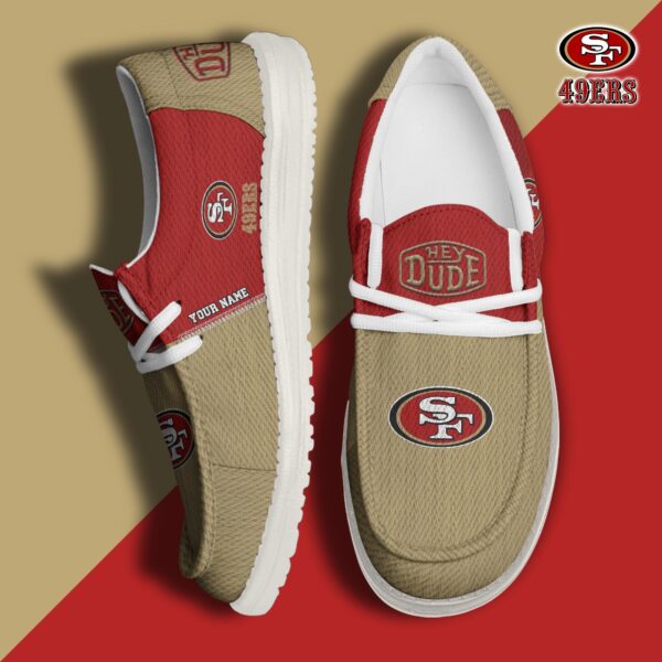 Tubopro San Francisco 49ers Personalized Hey Dude Shoes For Men And Women