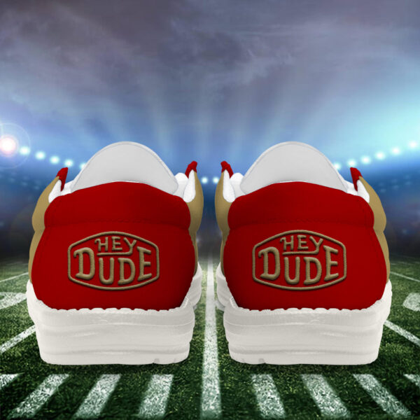 Tubopro San Francisco 49ers Personalized Hey Dude Shoes For Men And Women - Image 5