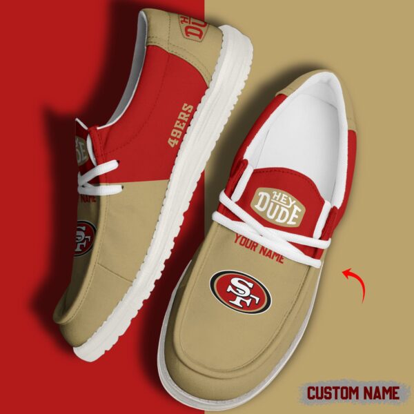 Tubopro San Francisco 49ers Personalized Hey Dude Shoes For Men And Women