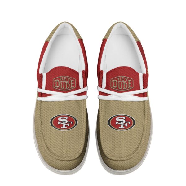 Tubopro San Francisco 49ers Personalized Hey Dude Shoes For Men And Women - Image 4