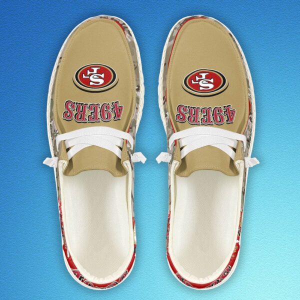 Tubopro San Francisco 49ers Personalized Hey Dude Shoes For Men And Women - Image 3