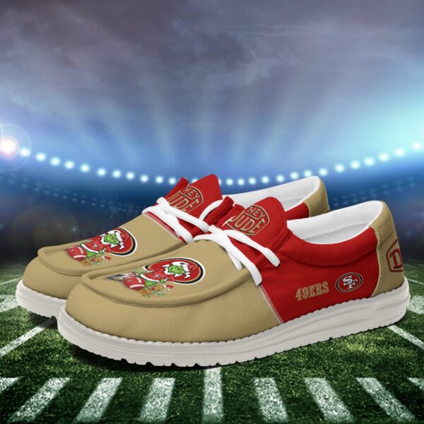 Tubopro San Francisco 49ers Personalized Hey Dude Shoes For Men And Women - Image 4