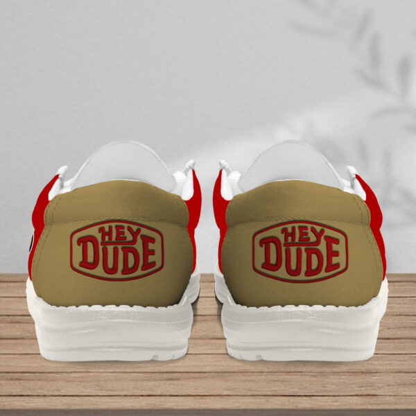 Tubopro San Francisco 49ers Personalized Hey Dude Shoes For Men And Women - Image 4