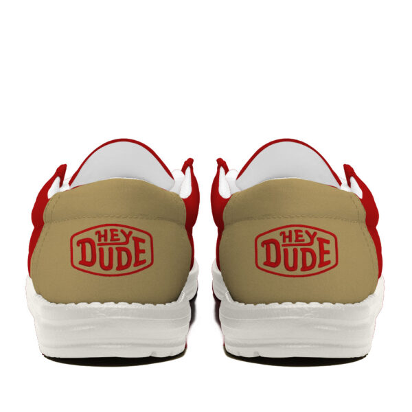 Tubopro San Francisco 49ers Personalized Hey Dude Shoes For Men And Women - Image 3