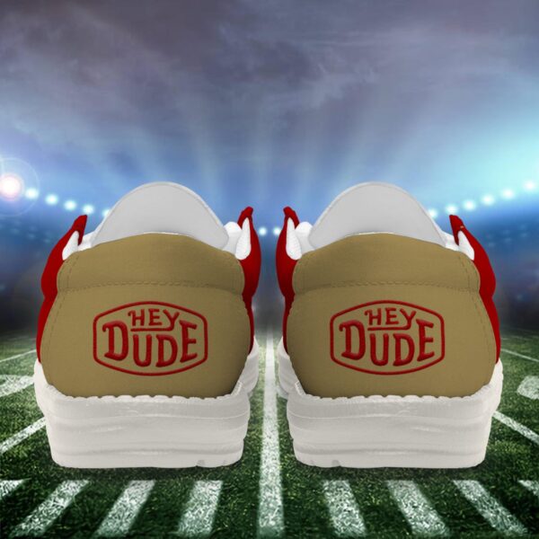 Tubopro San Francisco 49ers Personalized Hey Dude Shoes For Men And Women - Image 5