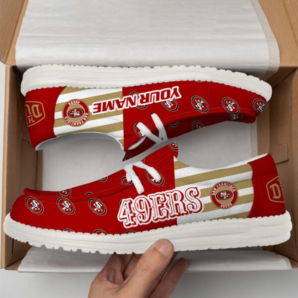Tubopro San Francisco 49ers Personalized Hey Dude Shoes For Men And Women