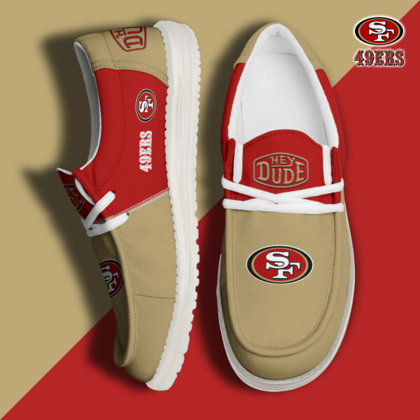 Tubopro San Francisco 49ers Personalized Hey Dude Shoes For Men And Women