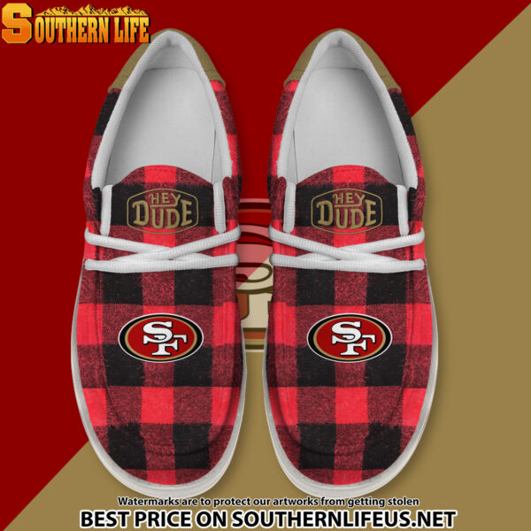 Tubopro San Francisco 49ers Personalized Hey Dude Shoes For Men And Women