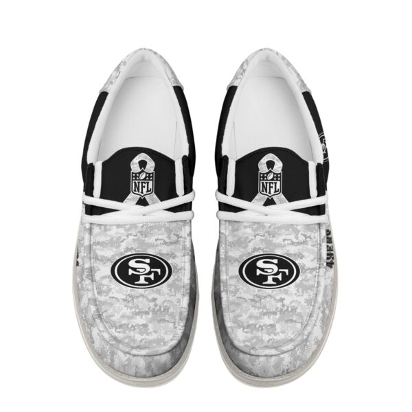 Tubopro San Francisco 49ers Personalized Hey Dude Shoes For Men And Women - Image 4