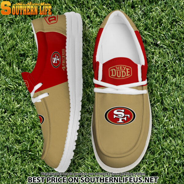 Tubopro San Francisco 49ers Personalized Hey Dude Shoes For Men And Women