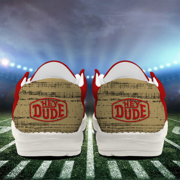 Tubopro San Francisco 49ers Personalized Hey Dude Shoes For Men And Women - Image 4
