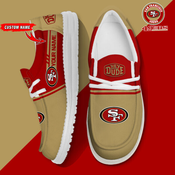 Tubopro San Francisco 49ers Personalized Hey Dude Shoes For Men And Women