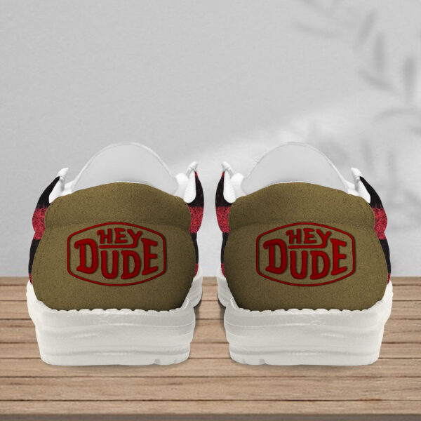 Tubopro San Francisco 49ers Personalized Hey Dude Shoes For Men And Women - Image 4