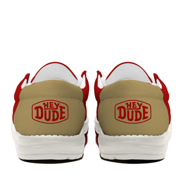 Tubopro San Francisco 49ers Personalized Hey Dude Shoes For Men And Women - Image 3