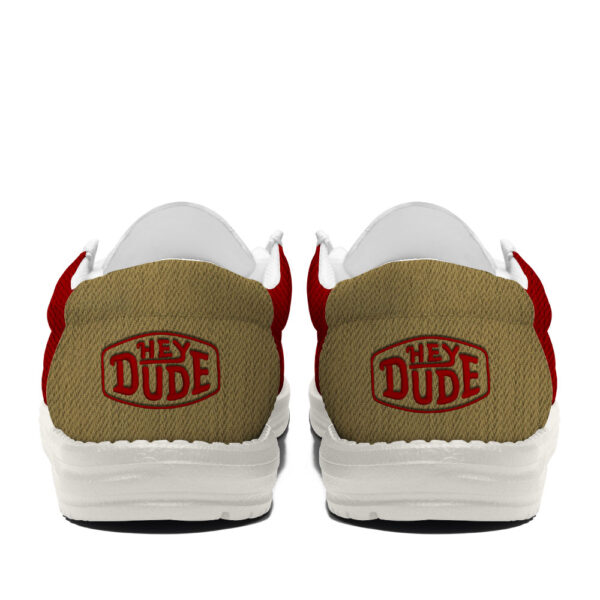Tubopro San Francisco 49ers Personalized Hey Dude Shoes For Men And Women - Image 5