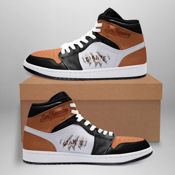 Tubopro San Francisco Giants AJ1 High Sneakers Shoes For Men And Women