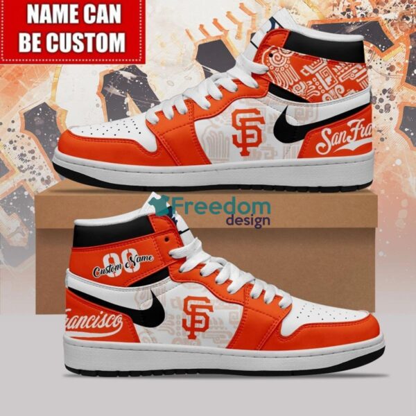 Tubopro San Francisco Giants AJ1 High Sneakers Shoes For Men And Women