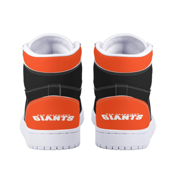 Tubopro San Francisco Giants AJ1 High Sneakers Shoes For Men And Women - Image 4