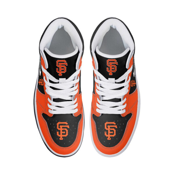 Tubopro San Francisco Giants AJ1 High Sneakers Shoes For Men And Women - Image 3
