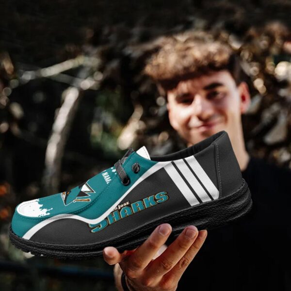 Tubopro San Jose Sharks Hey Dude Shoes For Men And Women - Image 4