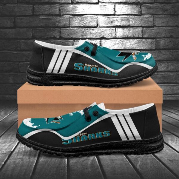 Tubopro San Jose Sharks Hey Dude Shoes For Men And Women - Image 6