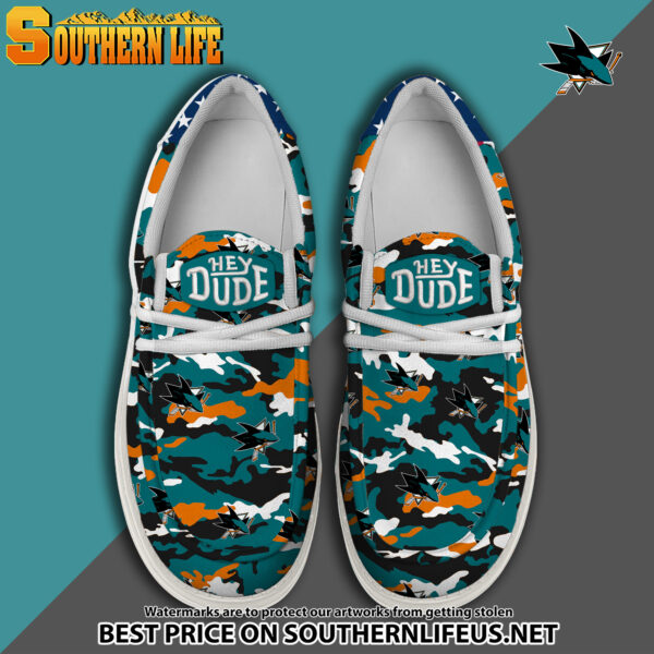 Tubopro San Jose Sharks Personalized Hey Dude Shoes For Men And Women