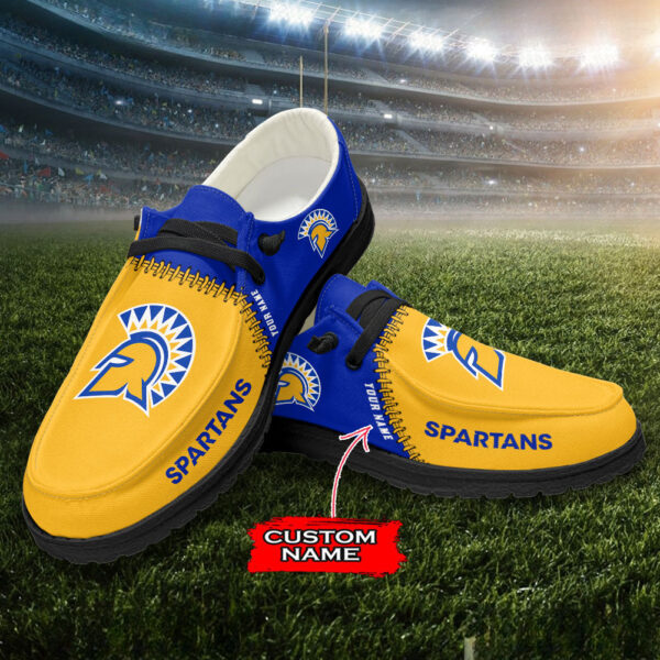 Tubopro San Jose State Spartans Personalized Hey Dude Shoes For Men And Women