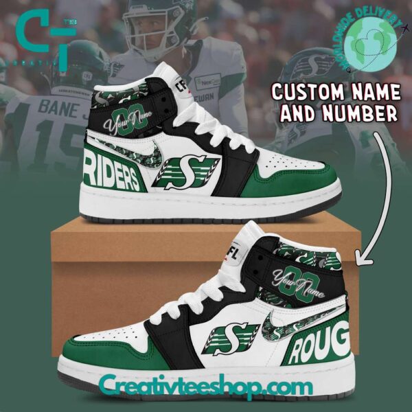 Tubopro Saskatchewan Roughriders AJ1 High Sneakers Shoes For Men And Women