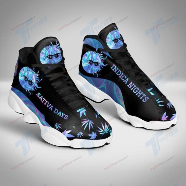 Tubopro Sativa Days Indica Nights AJ13 Sneakers Shoes For Men And Women - Image 3
