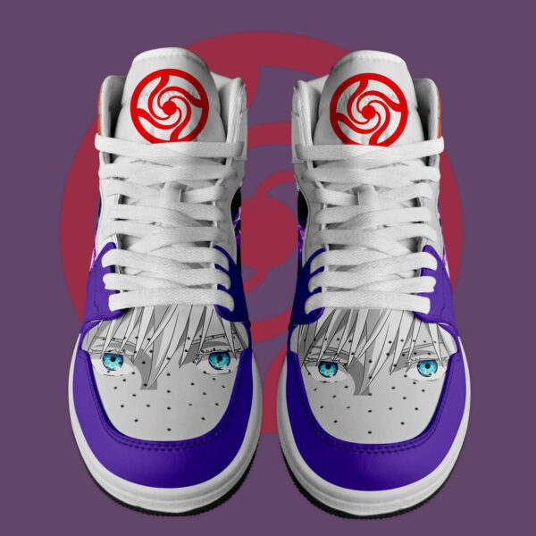 Tubopro Satoru Gojo AJ1 High Sneakers Shoes For Men And Women - Image 2
