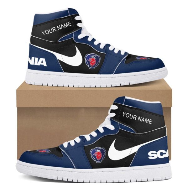 Tubopro Scania AJ1 High Sneakers Shoes For Men And Women - Image 2