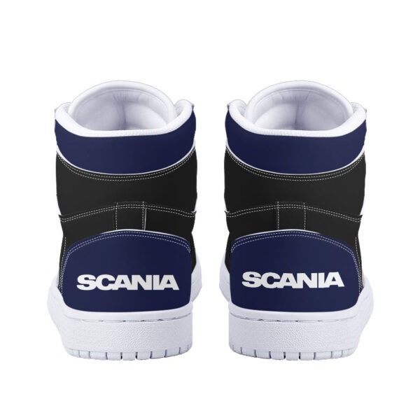 Tubopro Scania Trucks AJ1 High Sneakers Shoes For Men And Women - Image 4